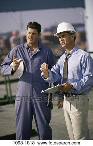 Stock Photo - industry, construction, occupation, Occupations construction. Fotosearch