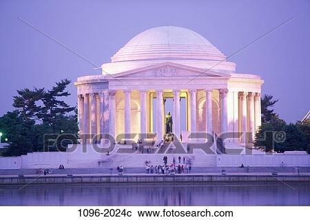 Stock Image - Jefferson Memorial, Washington, D. C., USA. Fotosearch