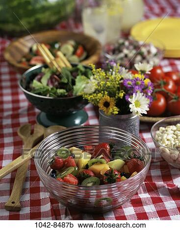 kiwi, picnic, tablecloth, flowers, plates, food, still life View Large Photo Image Stock Image - kiwi, picnic, tablecloth, flowers, plates, food, still life. Fotosearch