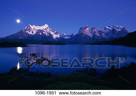 Lake Pehoe, Torres del Paine National Park, Chile View Large Photo Image Stock Image - Lake Pehoe, Torres del Paine National Park, Chile. Fotosearch