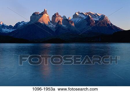 Lake Pehoe, Torres del Paine National Park, Chile View Large Photo Image Stock Image - Lake Pehoe, Torres del Paine National Park, Chile. Fotosearch