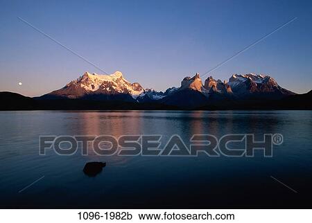 Stock Image - Lake Pehoe, Torres del Paine National Park, Chile. Fotosearch