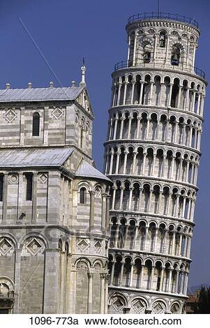 Stock Image - Leaning Tower, Duomo, Pisa, Italy. Fotosearch