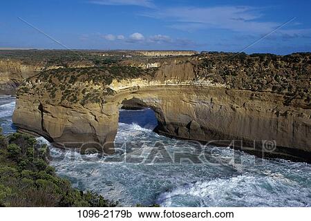 Stock Image - Loch Ard Gorge, Port Campbell National Park, Australia. Fotosearch