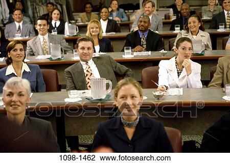 meeting, group, multiethnic, attentive, smiling, conference View Large Photo Image Stock Image - meeting, group, multiethnic, attentive, smiling, conference. Fotosearch