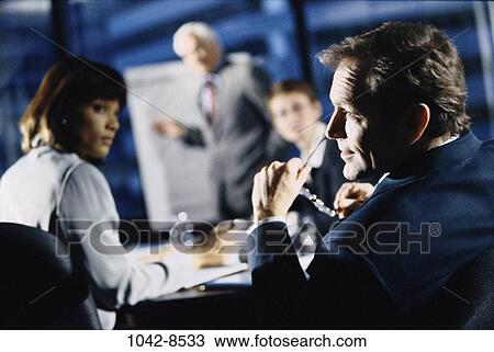 meeting, group, multiethnic, presentation, listening, business, Middle-aged View Large Photo Image Stock Image - meeting, group, multiethnic, presentation, listening, business, Middle-aged. Fotosearch