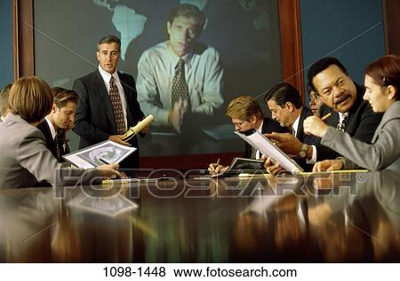 meeting, group, multiethnic, reflection, table, leader, communications View Large Photo Image Stock Photo - meeting, group, multiethnic, reflection, table, leader, communications. Fotosearch