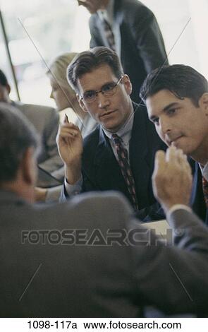 meeting, group, talking, discussion, conversation, excited, conference View Large Photo Image Stock Image - meeting, group, talking, discussion, conversation, excited, conference. Fotosearch