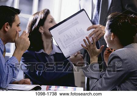 meeting, group, talking, discussion, conference, business, Middle-aged View Large Photo Image Stock Photo - meeting, group, talking, discussion, conference, business, Middle-aged. Fotosearch