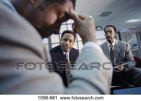 meeting, men, stress, business, confrontation, pain, businessmen View Large Photo Image Stock Image - meeting, men, stress, business, confrontation, pain, businessmen. Fotosearch
