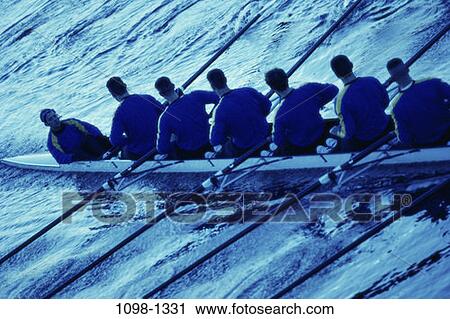 men, blue, sports, water sports, boat, rowing View Large Photo Image Stock Image - men, blue, sports, water sports, boat, rowing. Fotosearch