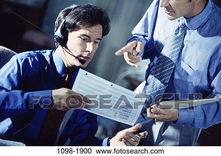 men, headset, telephone, discussion, phone, pointing, business View Large Photo Image Stock Image - men, headset, telephone, discussion, phone, pointing, business. Fotosearch