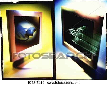 monitor, mouse, worldwide web, computer, web, shopping, still life View Large Photo Image Stock Photo - monitor, mouse, worldwide web, computer, web, shopping, still life. Fotosearch