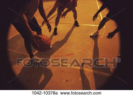 multiethnic, men, people, shadows, playing, ball View Large Photo Image Stock Image - multiethnic, men, people, shadows, playing, ball. Fotosearch