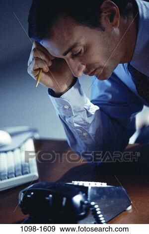 pen, desk, keyboard, telephone, profile, mouse View Large Photo Image Stock Photo - pen, desk, keyboard, telephone, profile, mouse. Fotosearch