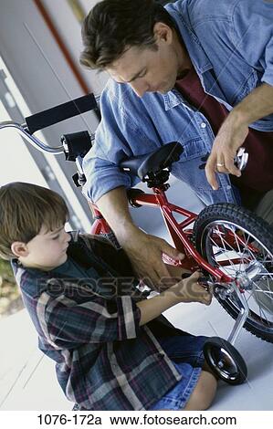 people, bicycle, tool, bike, family, father View Large Photo Image Stock Image - people, bicycle, tool, bike, family, father. Fotosearch