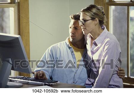 people, computer, Computers adults View Large Photo Image Stock Image - people, computer, Computers adults. Fotosearch