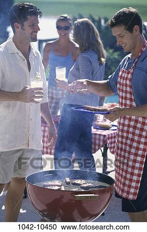 people, cooking, picnic, outdoors, friends, cook View Large Photo Image Stock Image - people, cooking, picnic, outdoors, friends, cook. Fotosearch