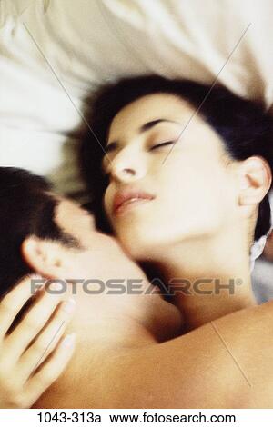 people, couple, bed, romance, love, indoors View Large Photo Image Stock Image - people, couple, bed, romance, love, indoors. Fotosearch
