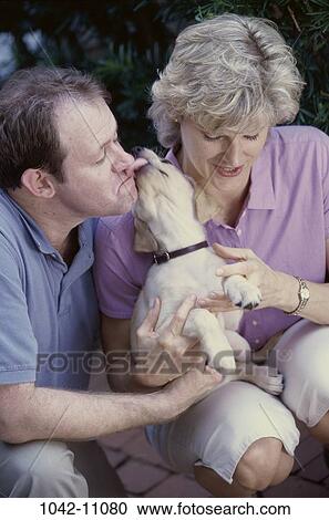 people, dog, couple, licking, pet, playful, tongue View Large Photo Image Stock Image - people, dog, couple, licking, pet, playful, tongue. Fotosearch