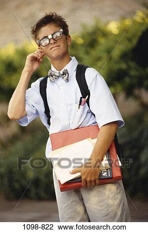 people, eyeglasses, school, boy, teenager, nerd View Large Photo Image Stock Image - people, eyeglasses, school, boy, teenager, nerd. Fotosearch