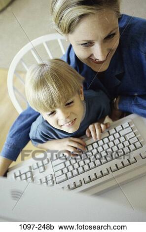 people, home, computer, Computers children adult View Large Photo Image Stock Image - people, home, computer, Computers children adult. Fotosearch