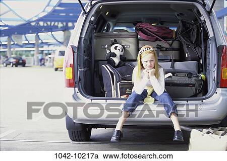 people, luggage, girl, child, vacation, waiting, sad View Large Photo Image Stock Image - people, luggage, girl, child, vacation, waiting, sad. Fotosearch