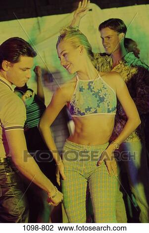 Stock Image - people, restaurant, nightlife, nightclub, Nightclubs restaurant. Fotosearch