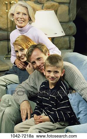 people, smiling, couch, tranquility, commitment, smile, unity View Large Photo Image Stock Image - people, smiling, couch, tranquility, commitment, smile, unity. Fotosearch
