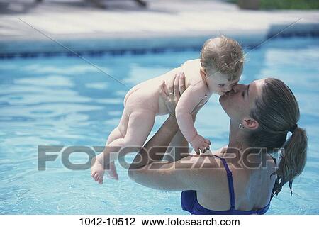people, swim, pool, mother, baby, swimming View Large Photo Image Stock Image - people, swim, pool, mother, baby, swimming. Fotosearch