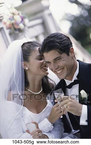 Stock Image - people, wedding, marriage, married, Ceremony wedding. Fotosearch
