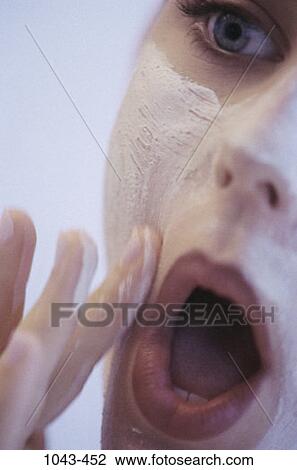 people, woman, face, concentration, mask, concentrating, beauty View Large Photo Image Stock Image - people, woman, face, concentration, mask, concentrating, beauty. Fotosearch