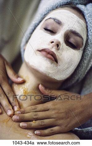 people, woman, mask, relaxing, towel, indulgence, indoors View Large Photo Image Stock Image - people, woman, mask, relaxing, towel, indulgence, indoors. Fotosearch