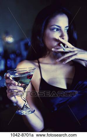 people, woman, smoke, Hispanic, cigarette, drinking, bar View Large Photo Image Stock Image - people, woman, smoke, Hispanic, cigarette, drinking, bar. Fotosearch