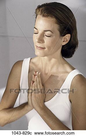 relaxation, woman, concentration, concentrating, health, sports, exercise View Large Photo Image Stock Image - relaxation, woman, concentration, concentrating, health, sports, exercise. Fotosearch