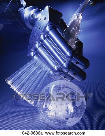 robotics, technology, global, still life, fiber optics, components, parts View Large Photo Image Stock Image - robotics, technology, global, still life, fiber optics, components, parts. Fotosearch