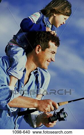 sky, people, outdoors, carrying, fishing, fishing pole, family View Large Photo Image Stock Image - sky, people, outdoors, carrying, fishing, fishing pole, family. Fotosearch
