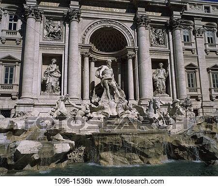 Trevi Fountain, Rome, Italy View Large Photo Image Stock Image - Trevi Fountain, Rome, Italy. Fotosearch