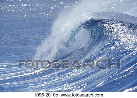 Stock Image - water, nature, wave, Waves nature. Fotosearch