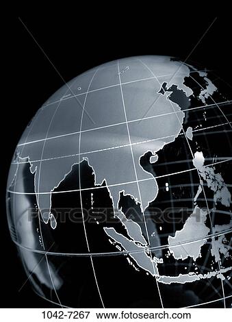 world, globe, map, land, contrast, global, Asia View Large Photo Image Stock Photo - world, globe, map, land, contrast, global, Asia. Fotosearch