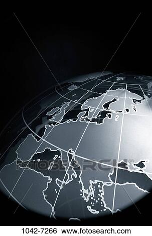 world, globe, map, land, Europe, contrast, global View Large Photo Image Stock Photograph - world, globe, map, land, Europe, contrast, global. Fotosearch