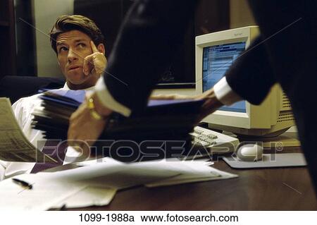 desk, paperwork, papers, computer, overwhelmed, stress View Large Photo Image Stock Image - desk, paperwork, papers, computer, overwhelmed, stress. Fotosearch