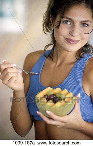 eating, grapes, woman, Hispanic, healthy, spoon, happy View Large Photo Image Stock Image - eating, grapes, woman, Hispanic, healthy, spoon, happy. Fotosearch