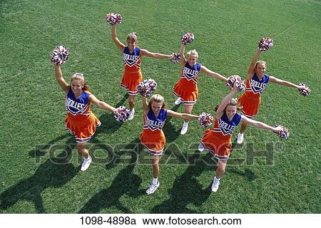 Field, grass, outdoors, high school, cheering, teens View Large Photo Image Stock Image - Field, grass, outdoors, high school, cheering, teens. Fotosearch