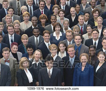 group, multiethnic, overhead, smiling, coworkers, crowded View Large Photo Image Stock Photograph - group, multiethnic, overhead, smiling, coworkers, crowded. Fotosearch