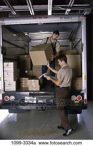 Stock Image - industry, warehouse, inventory, Industry warehousing. Fotosearch
