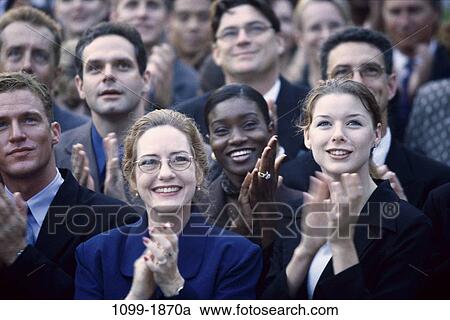meeting, group, multiethnic, smiling, clapping, motion View Large Photo Image Stock Image - meeting, group, multiethnic, smiling, clapping, motion. Fotosearch