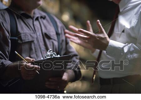 meeting, men, talking, discussion, conversation, clipboard, business View Large Photo Image Stock Image - meeting, men, talking, discussion, conversation, clipboard, business. Fotosearch