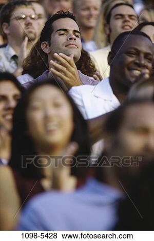 multiethnic, people, clapping, outdoors, crowd, clap, applauding View Large Photo Image Stock Photo - multiethnic, people, clapping, outdoors, crowd, clap, applauding. Fotosearch