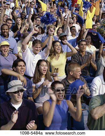 multiethnic, people, excitement, outdoors, cheering, crowd, spectators View Large Photo Image Stock Image - multiethnic, people, excitement, outdoors, cheering, crowd, spectators. Fotosearch